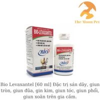 Bio Levaxantel [60 ml] Đặc t.rị sán dây, giun tròn, giun đũa, gin kim, giun tóc, giun phổi, giun xoăn trên gia cầm.
