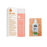 Bio oil 25ml dầu dưỡng da giảm rạn, ngừa thâm, mờ sẹo  Tặng ngay 1 lotion dưỡng ẩm, ngăn ngừa rạn Palmers 5ml của mỹ - 200