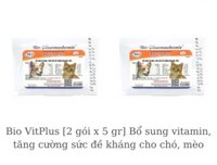 Bio VitPlus [2 gói x 5 gr] Bổ sung vitamin, tăng cường sức đề kháng cho chó, mèo