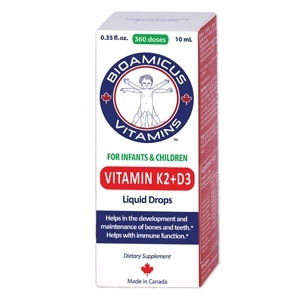 Bioamicus Vitamin K2+D3 – tăng khả năng hấp thụ canxi