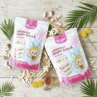 BIOBEES - Bánh quế cuộn dừa hữu cơ 40g