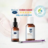 Biocare Kẽm giọt hữu cơ Children's Liquid ZinC (30ml) Sắt hữu cơ Nutrisorb Iron (15ml) tăng đề kháng, giảm biếng ăn