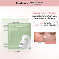 BIODANCE Mặt Nạ Thạch Dịu Da Giảm Mẫn Đỏ Dưỡng Da Sâu Loại Bỏ Mụn Đầu Đen Refreshing Sea Kelp Real Deep Mask 34g