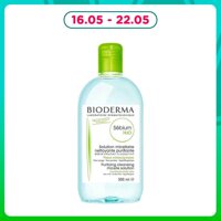 Bioderma Nước Tẩy Trang Dành Cho Da Nhờn Và Da Mụn Bioderma Sebium H20 500ml