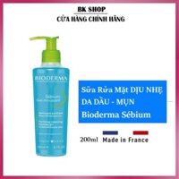 [BIODERMA] Sữa rửa mặt Bioderma Sebium Cleansing Foaming gel 200ml,500ml - Hàng Pháp