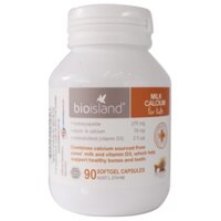 Bioisland Calcium Milk [Úc] Viên Canxi Sữa - 90 viên