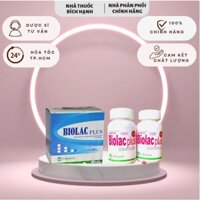 Biolac Plus bổ sung lợi khuẩn, L-Lysine cân bằng hệ vi sinh đường ruột (Hộp Và Lọ 10 vỉ x 10 viên)