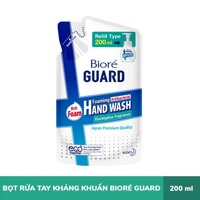 Biore Bọt Rửa Tay Biore Guard Foaming Hand Wash Antibacterial Kháng Khuẩn Hương Khuynh Diệp Dạng Túi 200ml