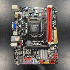 Bo mạch chủ (Mainboard) Biostar H61MLV Ver. 7.0 - Socket 1155, Intel H61, 2 x DIMM, Max 16GB, DDR3