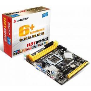 Main Biostar H81MHV3 (Chipset Intel H81/ Socket LGA1150/ VGA onboard)