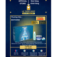 BIOTHERM + Bộ quà tặng BIOTHERM Multi Defender Biosource Lotion 30 ml + Multi-Defender SPF25 50 ml + Life Plankton Mask