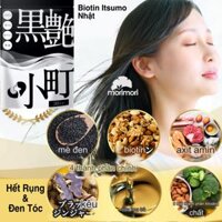 Biotin Itsumo Nhật Chăm Sóc Tóc Khỏe, Đen Tóc, Hạn Chế Tóc Bạc -  30 Ngày Uống