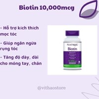 Biotin natrol 1000mcg 100v