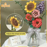 Biplut 3d Xếp Hình Hoa Gỗ Chắc Chắn Xếp Hình Hoa Đông Nam Á Handmade Gỗ 3d Hoa Câu Đố Bộ Hoa Hướng Dương Hoa Hồng Hoa Cẩm Thạch Camellia Lilac Ghép Hình Trang Trí Thủ Công