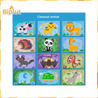 Biplut Dễ Dàng Lột Miếng Dán Bộ 12 Miếng Dán 3d Vui Nhộn Bộ Tranh Cho Trẻ Em Sáng Tạo Tự Làm Dự Án Cho Mẫu Giáo Phát Triển Nhận Thức Lưu Trữ Tiện Lợi Đông Nam Á