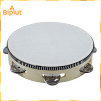 Biplut Gỗ Tay Trống Tambourine Bộ gõ Nhạc Cụ Trẻ Em Tập Đi Đồ Chơi Quà Tặng