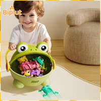 Biplut Không Cần Pin Nhảy Ếch Trẻ Em Nhảy Ếch Tương Tác Nhảy Ếch Bộ Đồ Chơi Giáo Dục Cha Mẹ-Con Trò Chơi Với Nhiều Màu Sắc Toad Không Pin Đồ Chơi Ếch Xanh Vui Nhộn Cho Trẻ Em