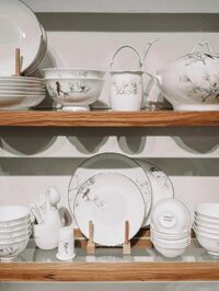 Bird & Flower Dinnerware Set 48pcs SP24- Bộ Chén Bát 48 Món Hoa Và Chim Sứ Xương 02