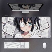 Bird Travel Flower Six Mouse Pad E-Sports Games Computer Desk Pad High-Looking Anime Keyboard Pad Washable Mouse Pad CnZr