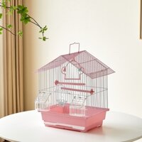 Birdcage Starling Brother Lồng Hổ Mẫu Đơn Vẹt Birdcage Kim Loại Đơn Giản Lồng Chim Nhỏ Lồng Chim Tổ