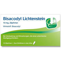 Bisacodyl Lichtenstein Suppositorien 10 mg, 10 St