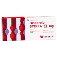 Bisoprolol 10mg Stella (H/30v) – Viên nén Bisoprolol kiểm soát huyết áp, đau thắt ngực & suy tim