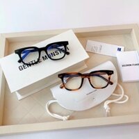 [Bisou.hanoi] Kính cận thời trang mắt vuông unisex đinh vàng bản 2020