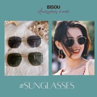 [Bisou.hanoi] Kính râm thời trang retro hàn quốc 𝐌𝐒𝐊𝟐𝟏𝟐