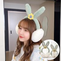 Bịt chụp tai giữ ấm len bông nhung mịn cho nữ đẹp tai nghe bịt tai phụ kiện thời trang mùa đông chống lạnh phong cách Hàn Quốc - BCT006