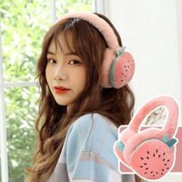 Bịt chụp tai giữ ấm len bông nhung mịn cho nữ đẹp tai nghe bịt tai phụ kiện thời trang mùa đông chống lạnh phong cách Hàn Quốc - BCT005