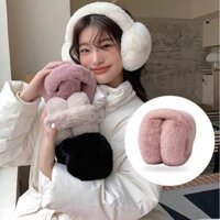 Bịt chụp tai giữ ấm len bông nhung mịn cho nữ đẹp tai nghe bịt tai phụ kiện thời trang mùa đông chống lạnh phong cách Hàn Quốc - BCT007