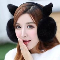 Bịt chụp tai giữ ấm len bông nhung mịn cho nữ đẹp tai nghe bịt tai phụ kiện thời trang mùa đông chống lạnh phong cách Hàn Quốc - BCT008