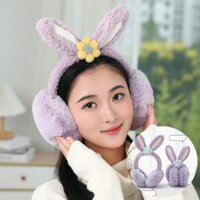 Bịt chụp tai giữ ấm len bông nhung mịn cho nữ đẹp tai nghe bịt tai phụ kiện thời trang mùa đông chống lạnh phong cách Hàn Quốc - BCT006