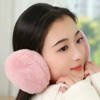 Bịt chụp tai giữ ấm len bông nhung mịn cho nữ đẹp tai nghe bịt tai phụ kiện thời trang mùa đông chống lạnh phong cách Hàn Quốc - BCT001
