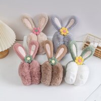 Bịt chụp tai giữ ấm len bông nhung mịn cho nữ đẹp iLita phụ kiện thời trang mùa đông chống lạnh phong cách Hàn Quốc