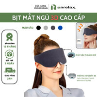 Bịt mắt ngủ 3D ôm đa chiều cao cấp Anrelax - Miếng che mắt thông minh giúp giảm mỏi mắt, hỗ trợ thư giãn