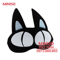 Bịt mắt ngủ hình mèo MYOO mắt to Miniso