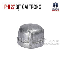 Bịt ống 27 đầu gai trong Ống Nước – Thép Mạ Kẽm