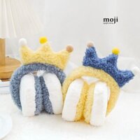 Bịt tai len Crown cục bông nhỏ lông xoắn