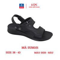 [BITAS] DÉP DA QUAI NGANG NAM, DÉP LÊ NAM, DÉP ĐẾ ĐÚC, DÉP BỀN ĐẸP, SANDAL DA - SUM101