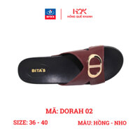[BITAS] DÉP DA QUAI NGANG NỮ ĐẾ CAO, DÉP LÊ NỮ, DÉP ĐẾ ĐÚC, DÉP BỀN ĐẸP - DORAH02