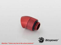 Bitspower G1/4” Deep Blood Red Rotary 30-Degree IG1/4” Extender