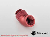 Bitspower G1/4” Deep Blood Red Rotary 60-Degree IG1/4” Extender