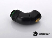 Bitspower G1/4” Matt Black Dual Rotary 90-Degree IG1/4” Extender