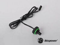 Bitspower G1/4” Matt BlackTemperature Sensor Stop Fitting