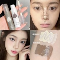 Biya Liquid Consolidation Highlight Stick Stereo Nose Shadow Concealer Nước mắt Trench Face Brightness Matte Cream Cream Cream Cream