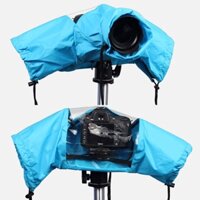 Bizoe Chống Mưa Chống Bụi Máy Ảnh DSLR Áo Mưa Áo Khoác Cho Canon 7D Nikon D750 Sony 70-200 Ống Kính