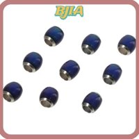 Bja 10 Hạt Tâm Trạng, Cảm Biến Nhiệt Độ 7 * 7 Mm Hình Thùng, Nhẹ Nhưng Bền Màu Xanh Dương Bình Thường Bằng Nhiệt Độ Đổi Màu Thùng Tâm Trạng Hạt Trang Sức Làm