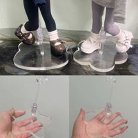 BJD 1/4 1/6 1/8 doll transparent bracket acrylic standing bracket adjustable in stock cheap