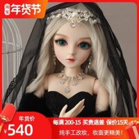BJD búp bê công chúa váy handmade sd doanh đồ chơi mô phỏng cho trẻ em để gửi cô gái nàng tiên cá búp bê nữ hoàng Đồ chơi búp bê